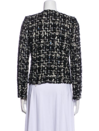 Iro Wool Tweed Pattern Evening Jacket
