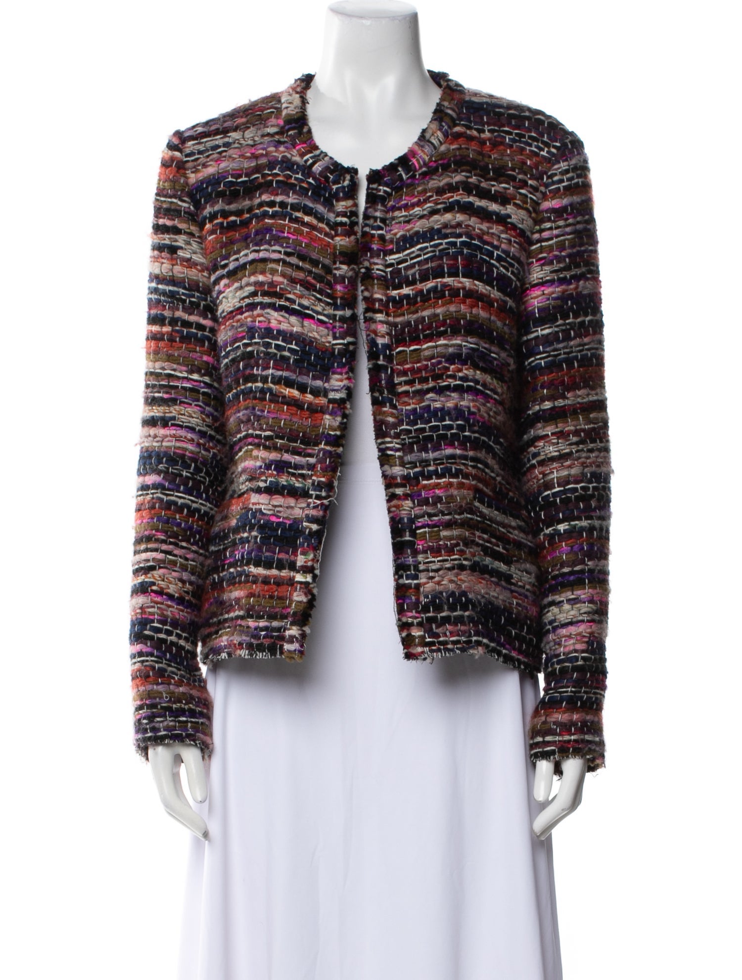 Iro Namanta Tweed Pattern Evening Jacket
