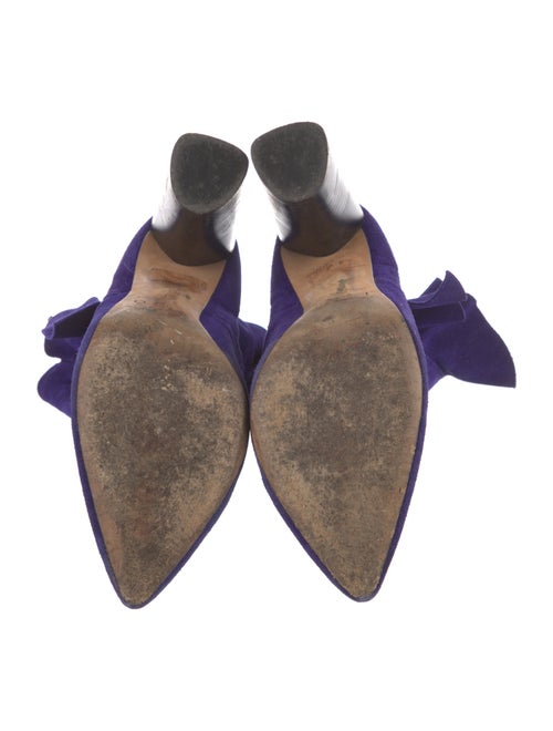 Iro Suede Ruffle Embellishment Boots