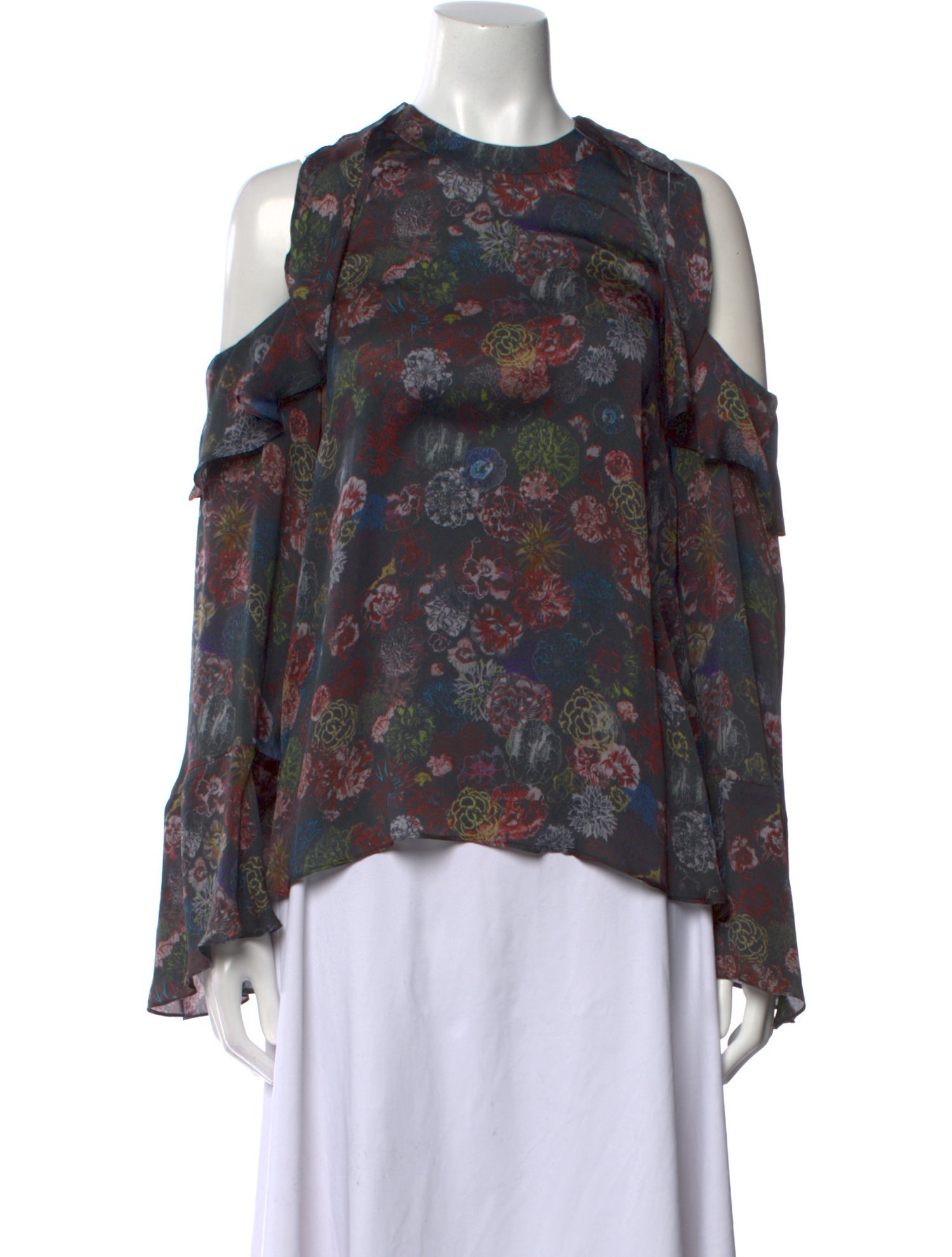 Iro Silk Floral Print Blouse