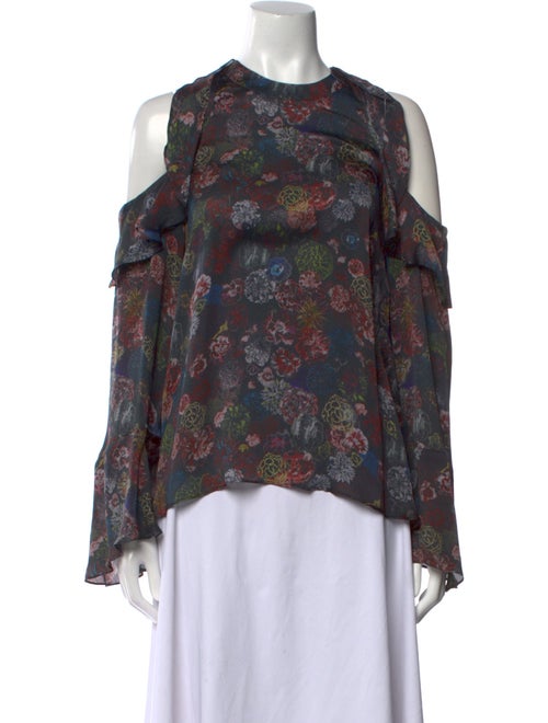 Iro Silk Floral Print Blouse