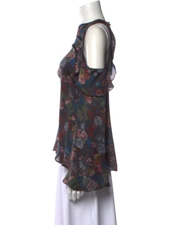 Iro Silk Floral Print Blouse