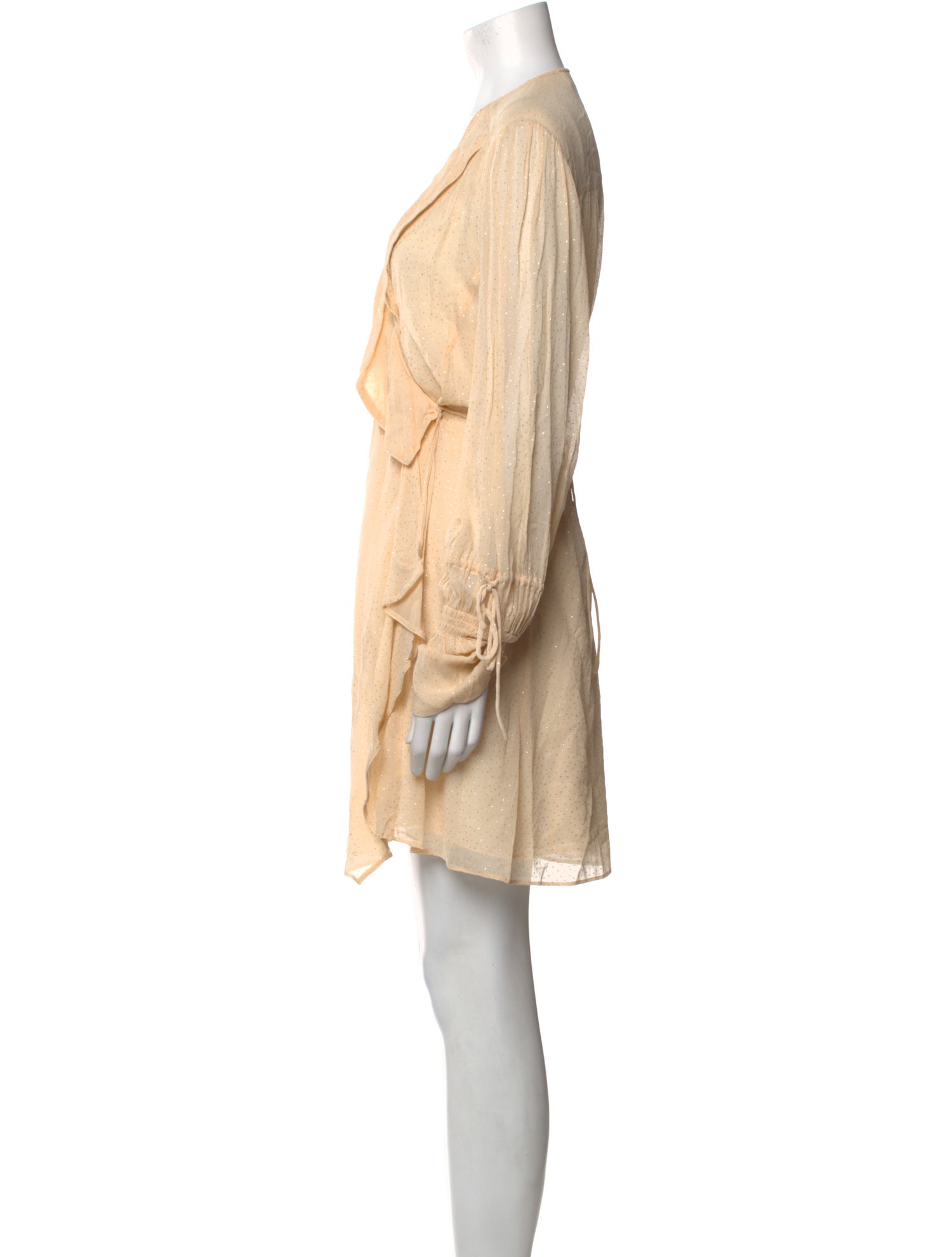 Iro V-Neck Mini Dress