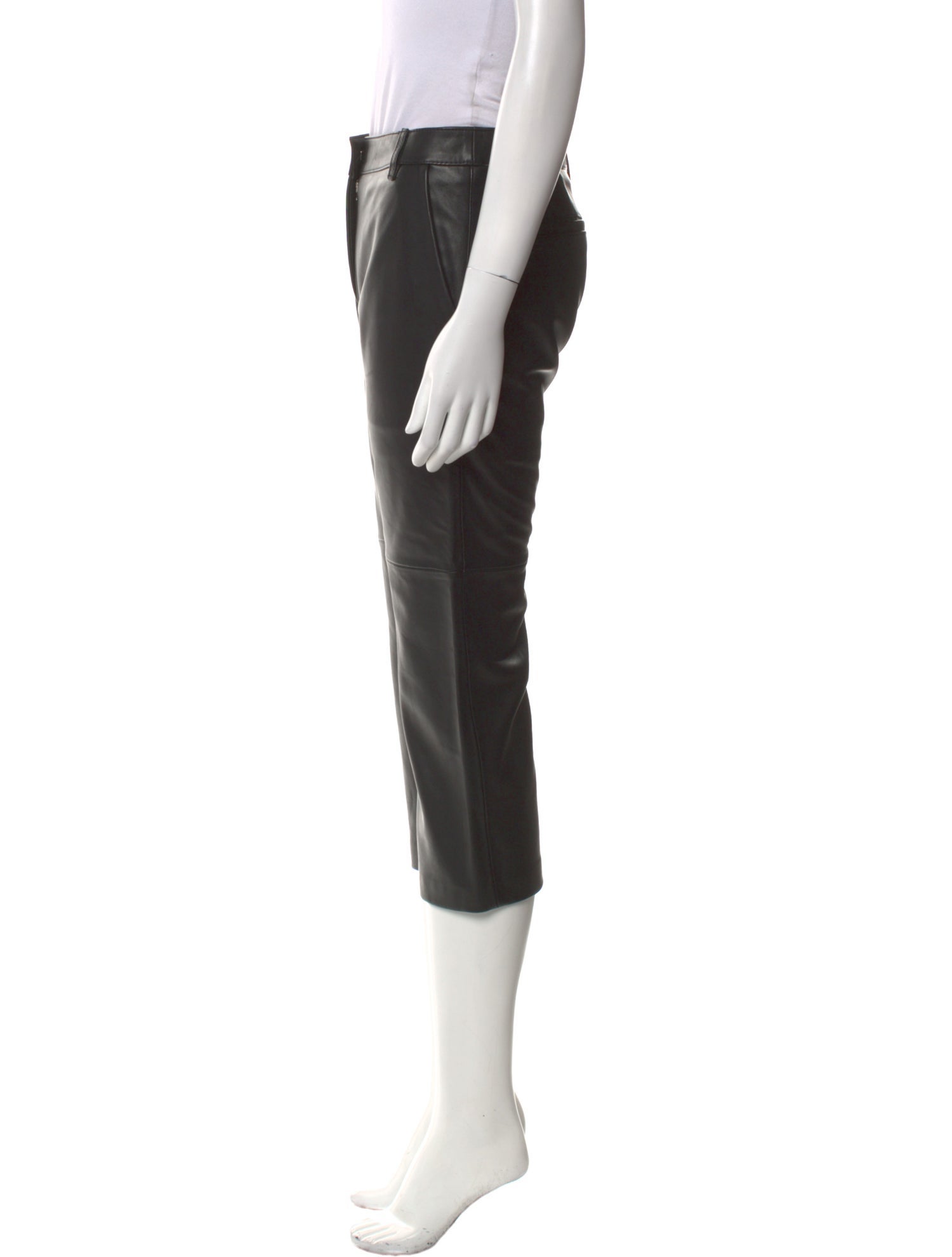 Iro Lamb Leather Straight Leg Pants
