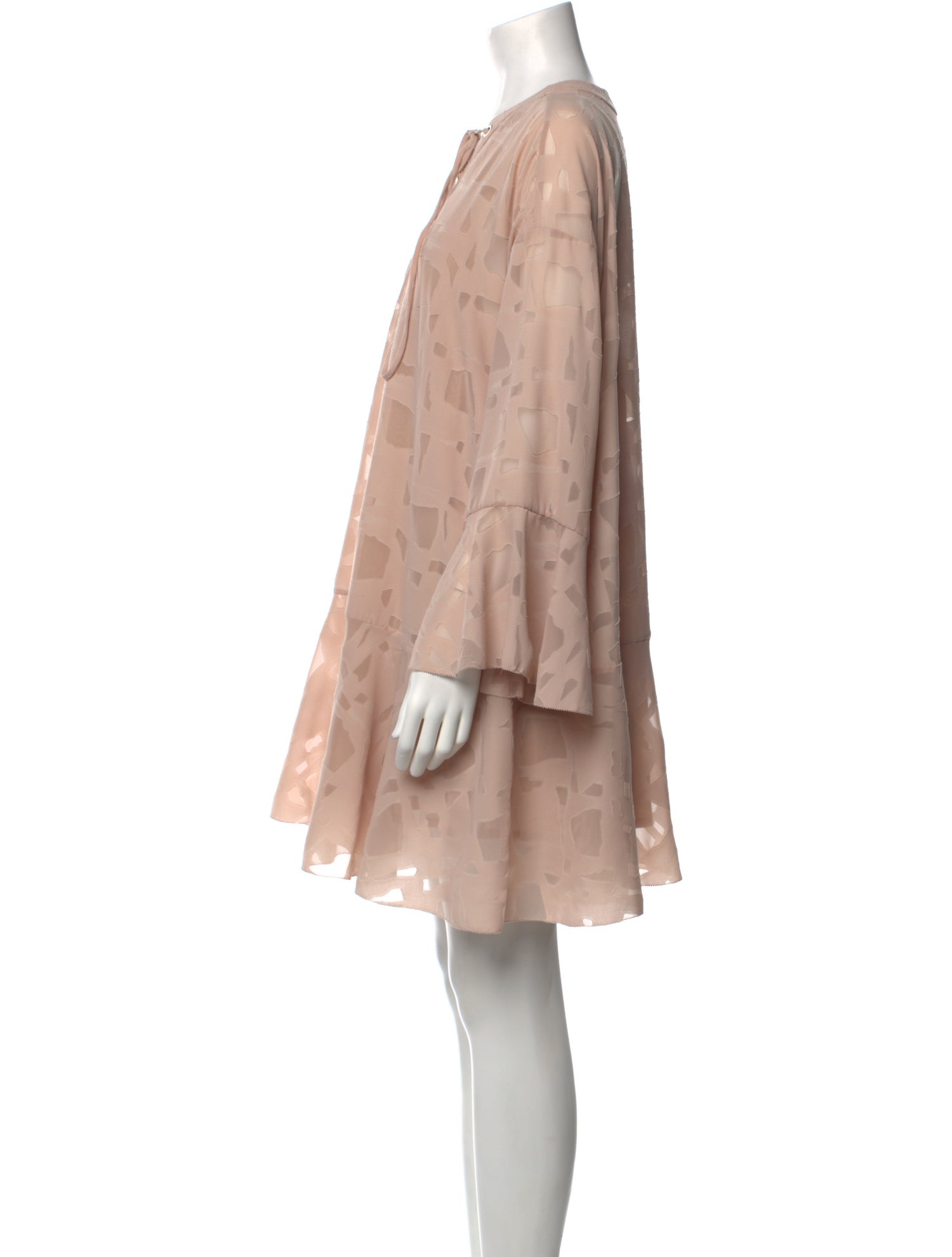 Iro Tie Neck Mini Dress