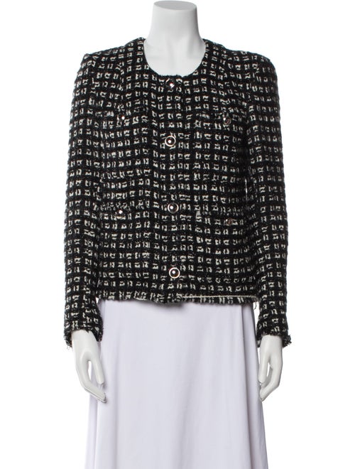 Iro Wool Tweed Pattern Jacket