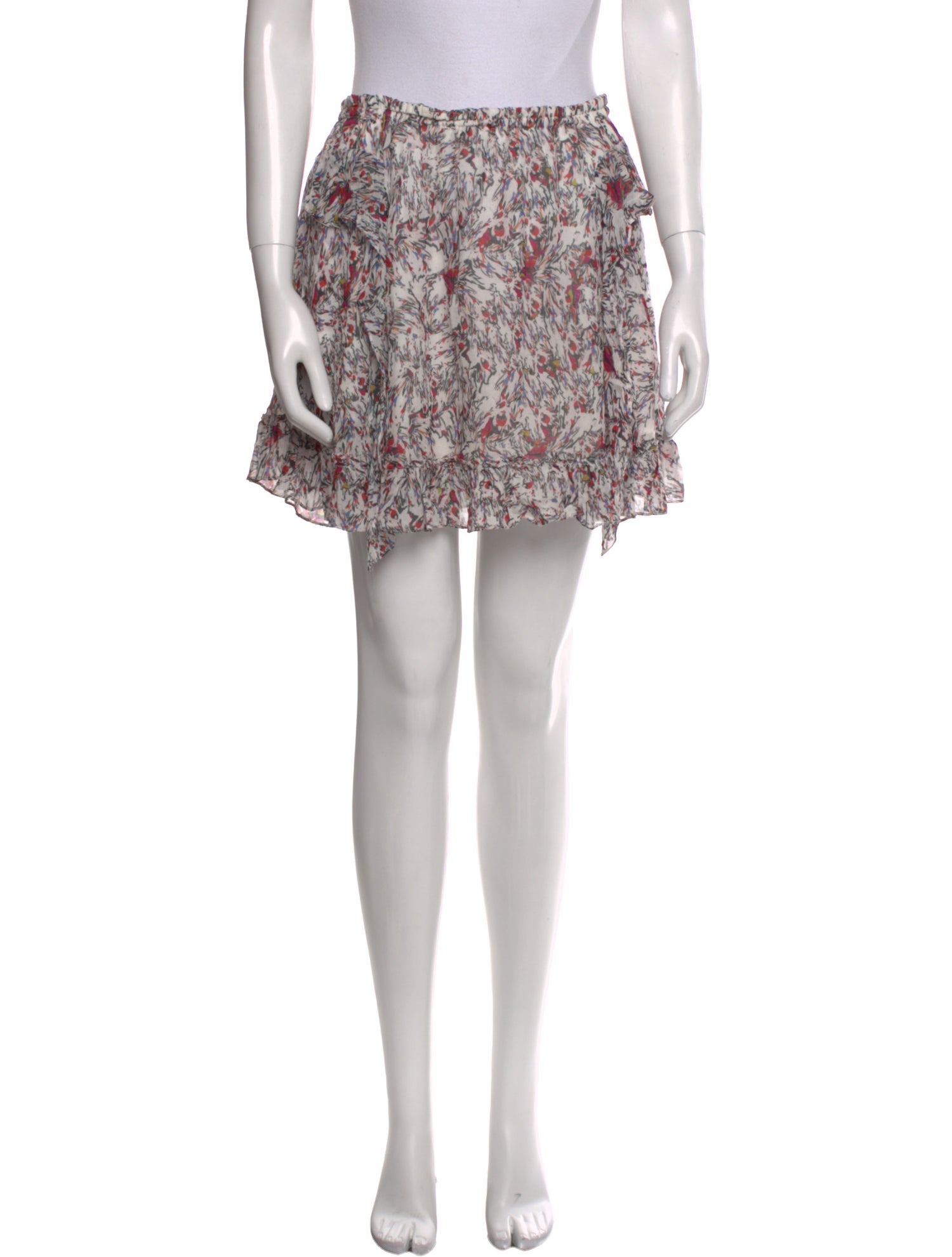Iro Floral Print Mini Skirt