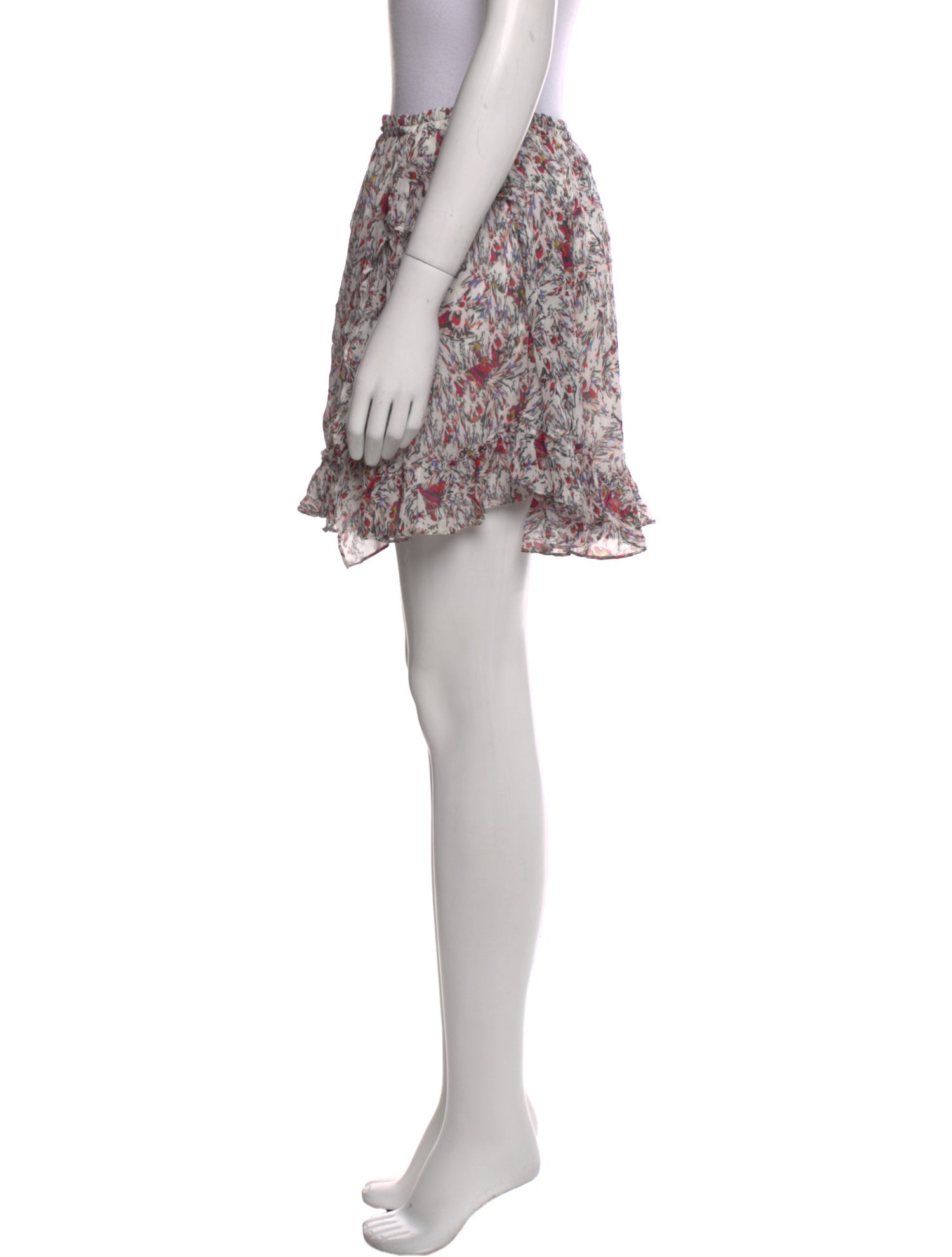 Iro Floral Print Mini Skirt