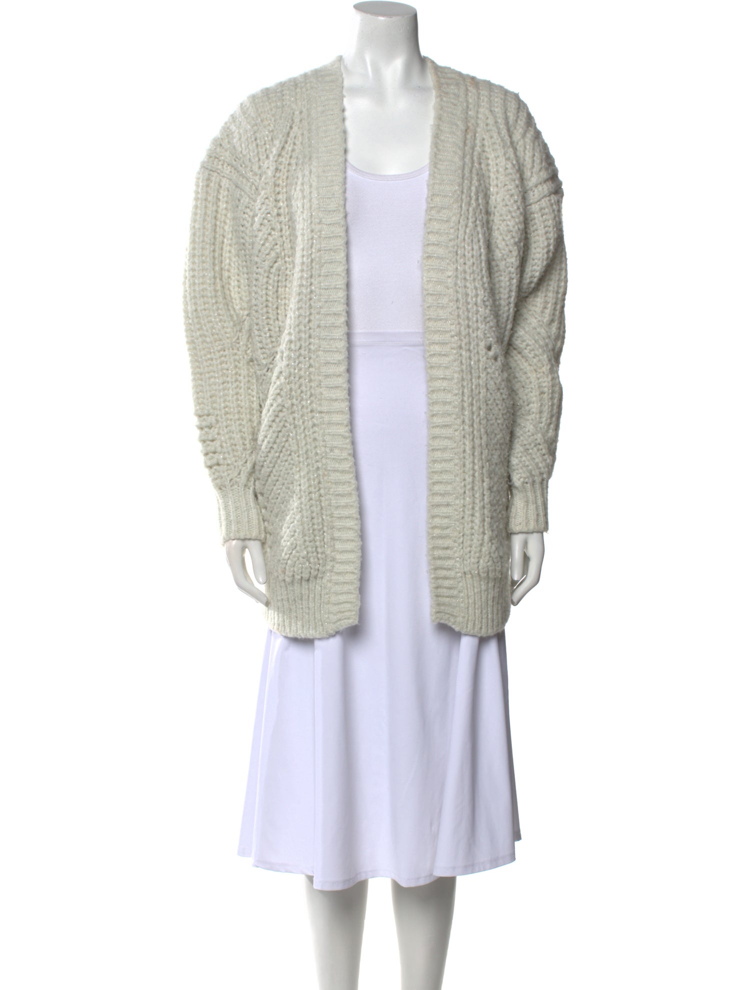 Iro Wool Open Front Sweater