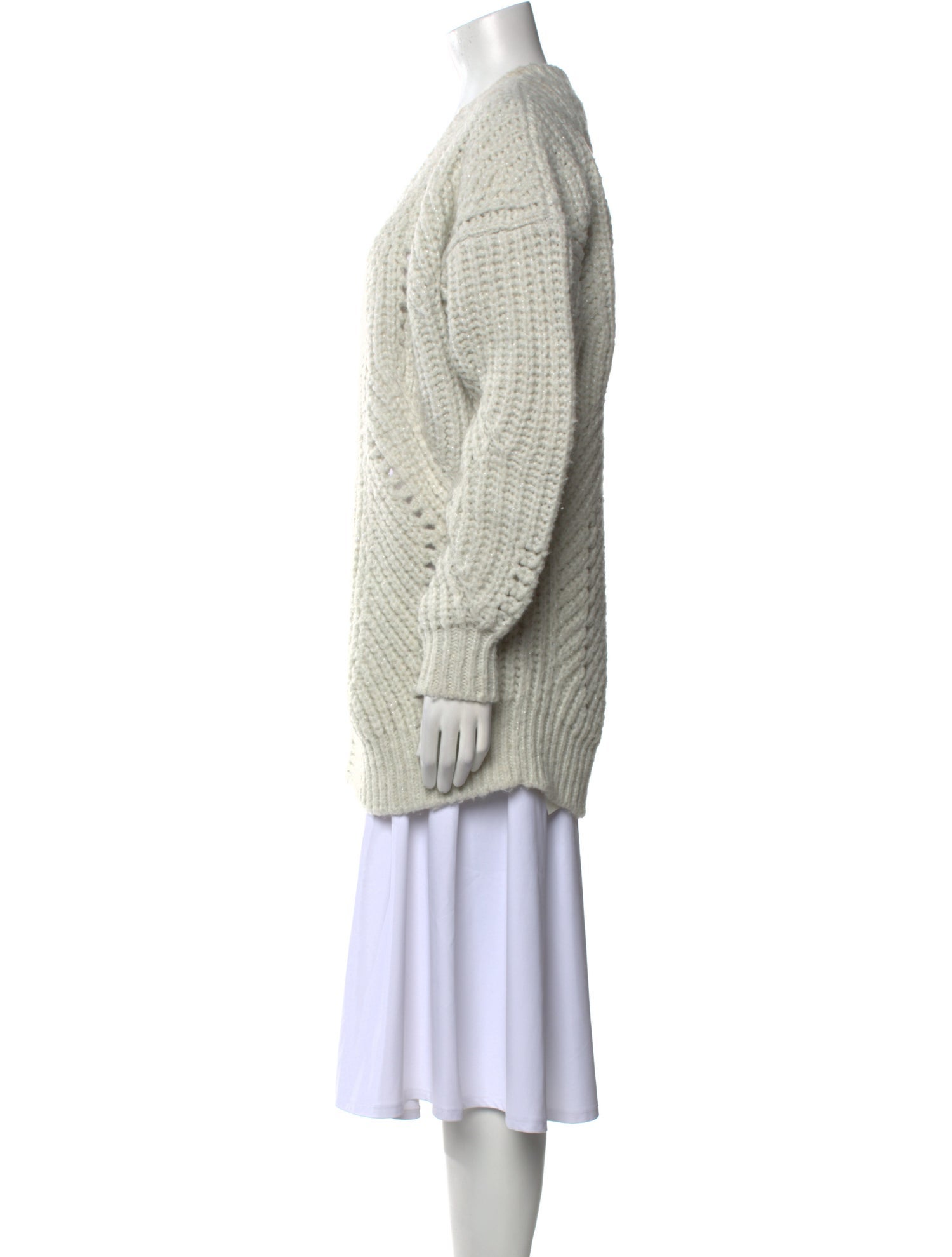 Iro Wool Open Front Sweater