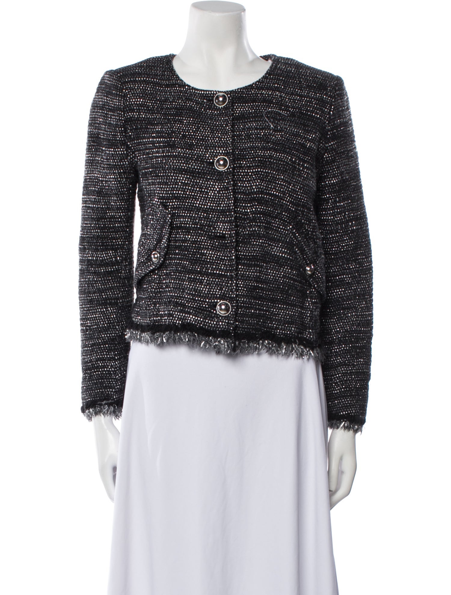 Iro Tweed Tweed Pattern Evening Jacket