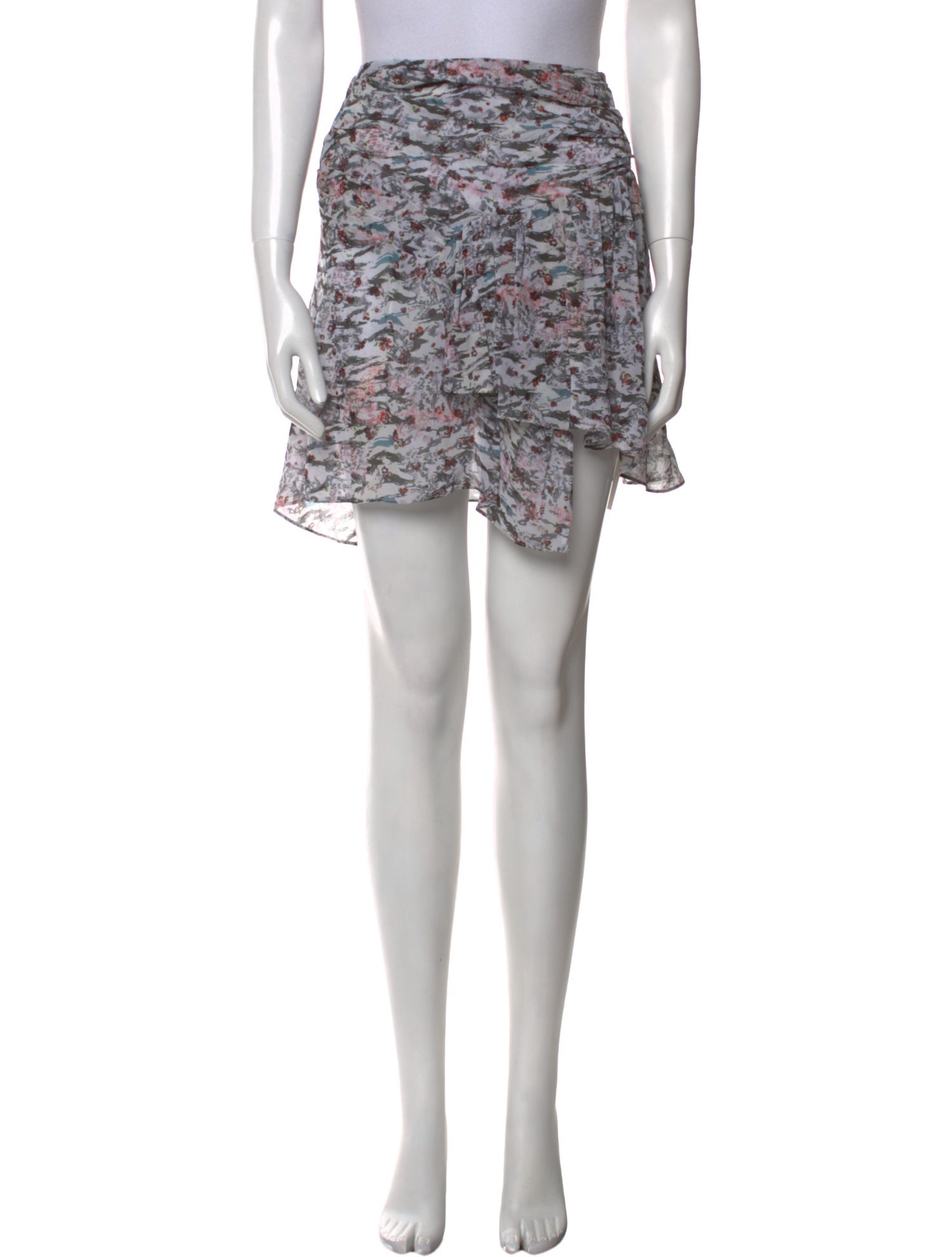 Iro Floral Print Mini Skirt