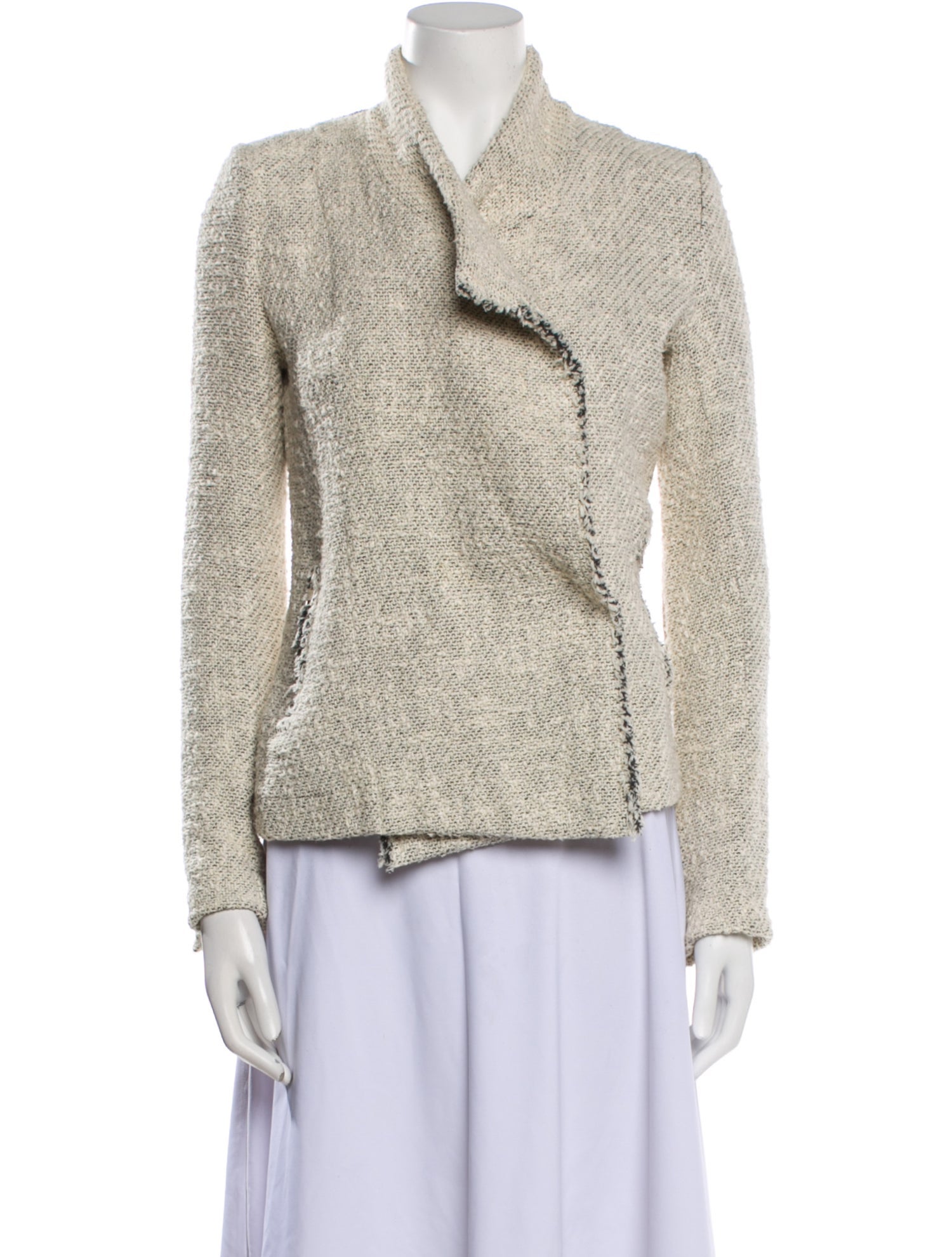 Iro Tweed Pattern Blazer