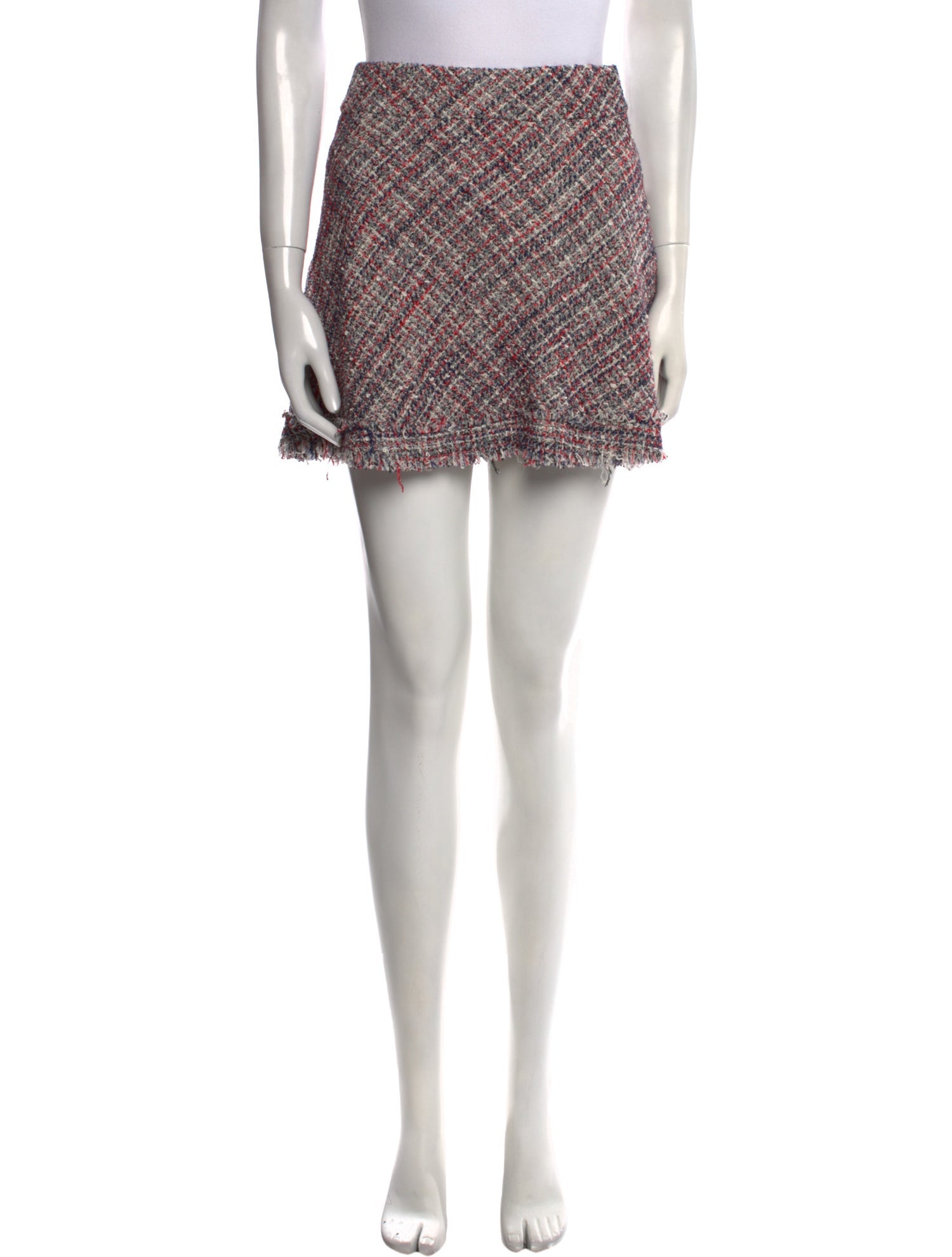 Iro Tweed Pattern Mini Skirt w/ Tags