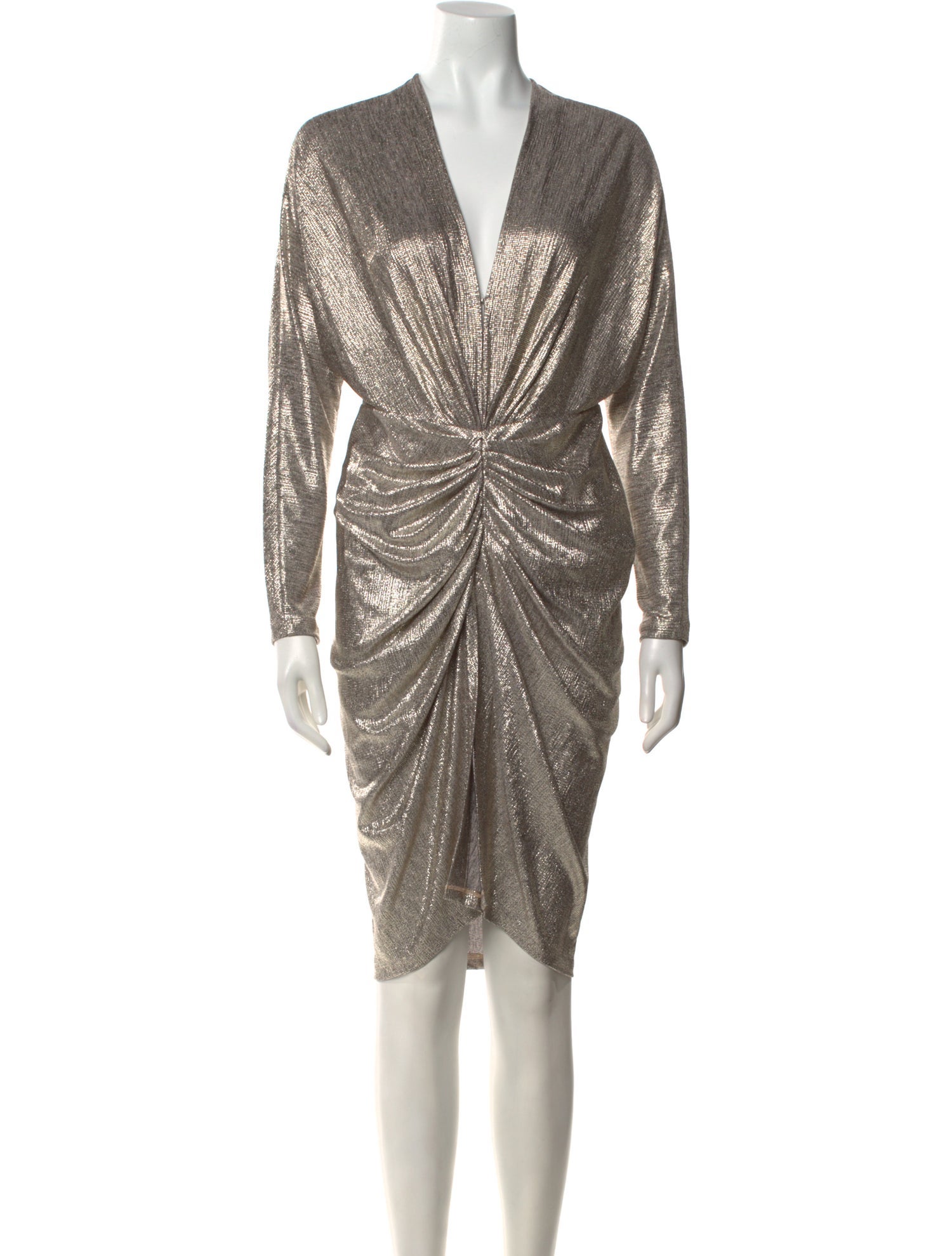 Iro V-Neck Knee-Length Dress