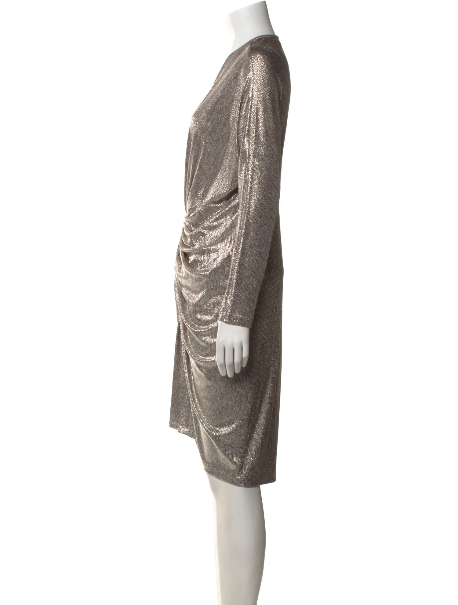 Iro V-Neck Knee-Length Dress