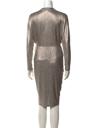 Iro V-Neck Knee-Length Dress