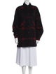 Iro Wool Plaid Print Coat
