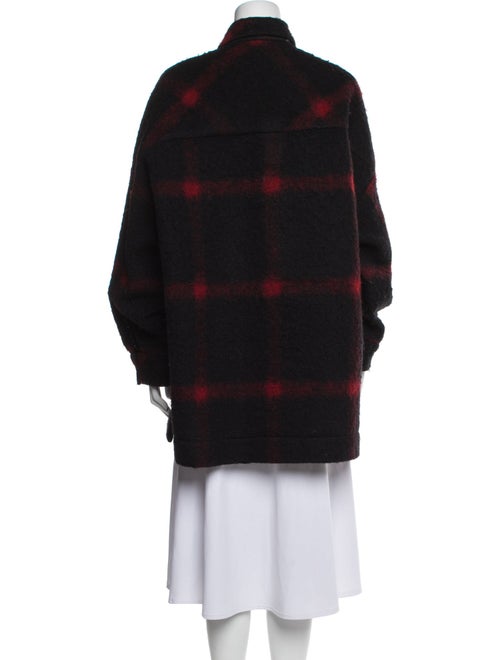 Iro Wool Plaid Print Coat