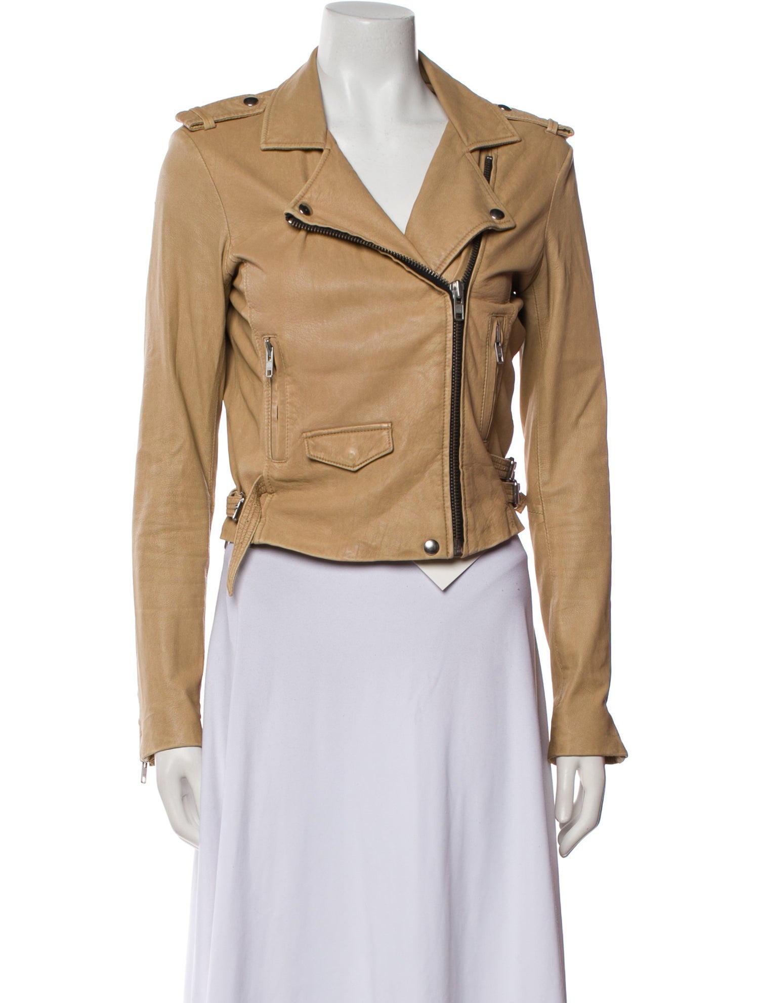 Iro Lamb Leather Biker Jacket
