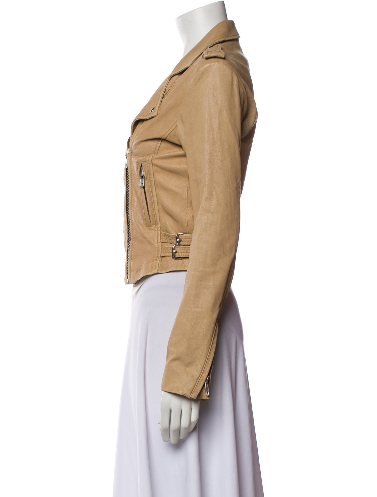 Iro Lamb Leather Biker Jacket