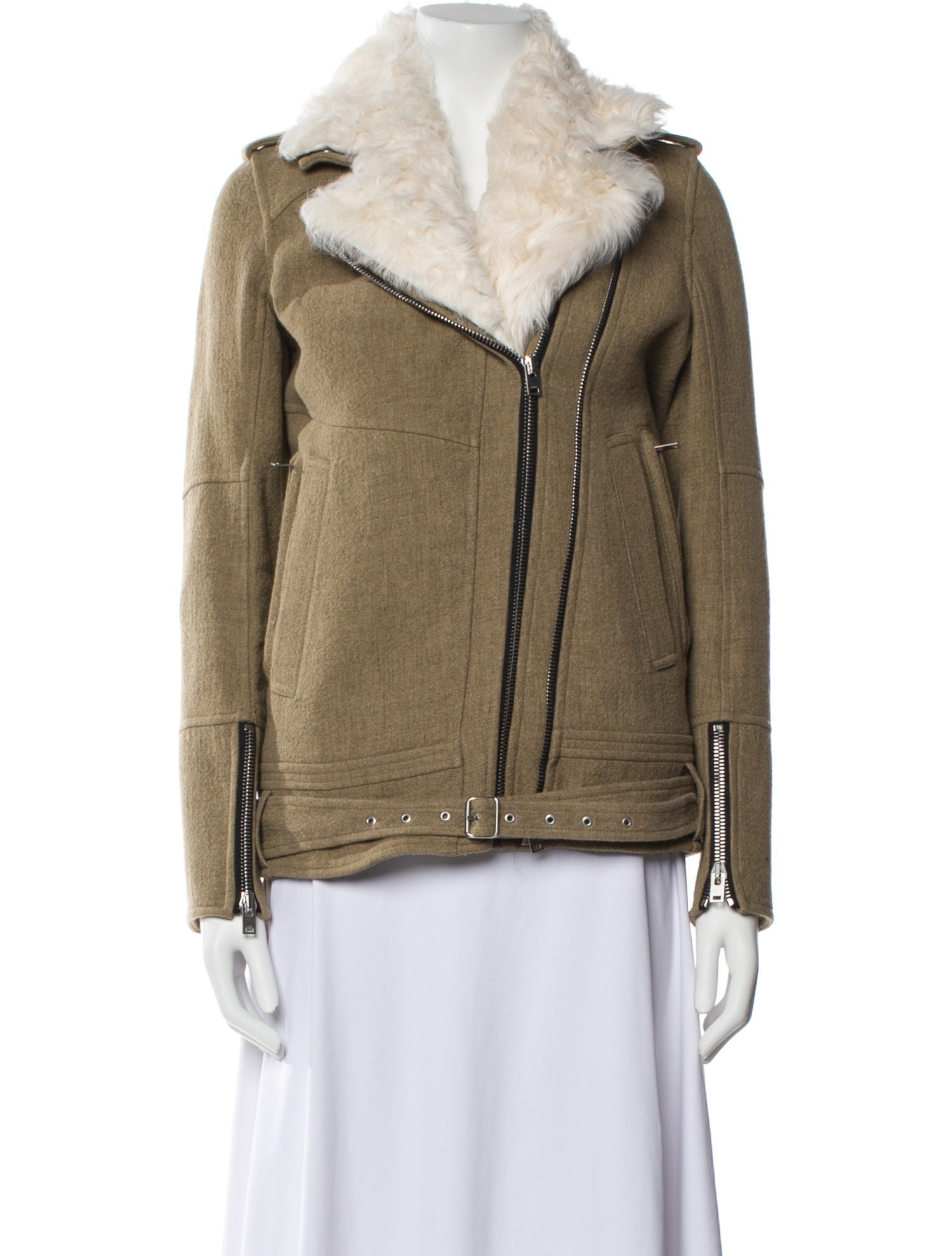 Iro Wool Fur Jacket