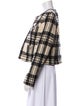 Iro Plaid Print Evening Jacket