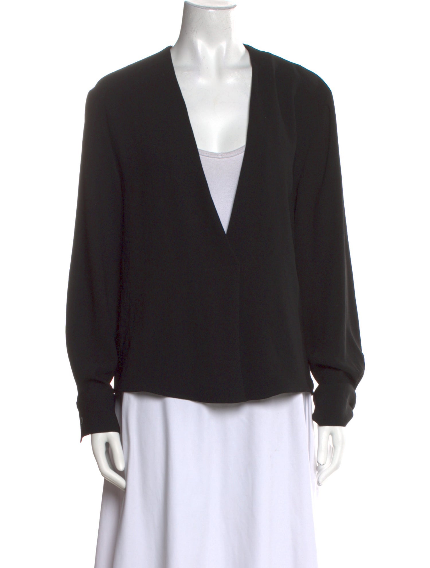 Iro V-Neck Long Sleeve Blouse