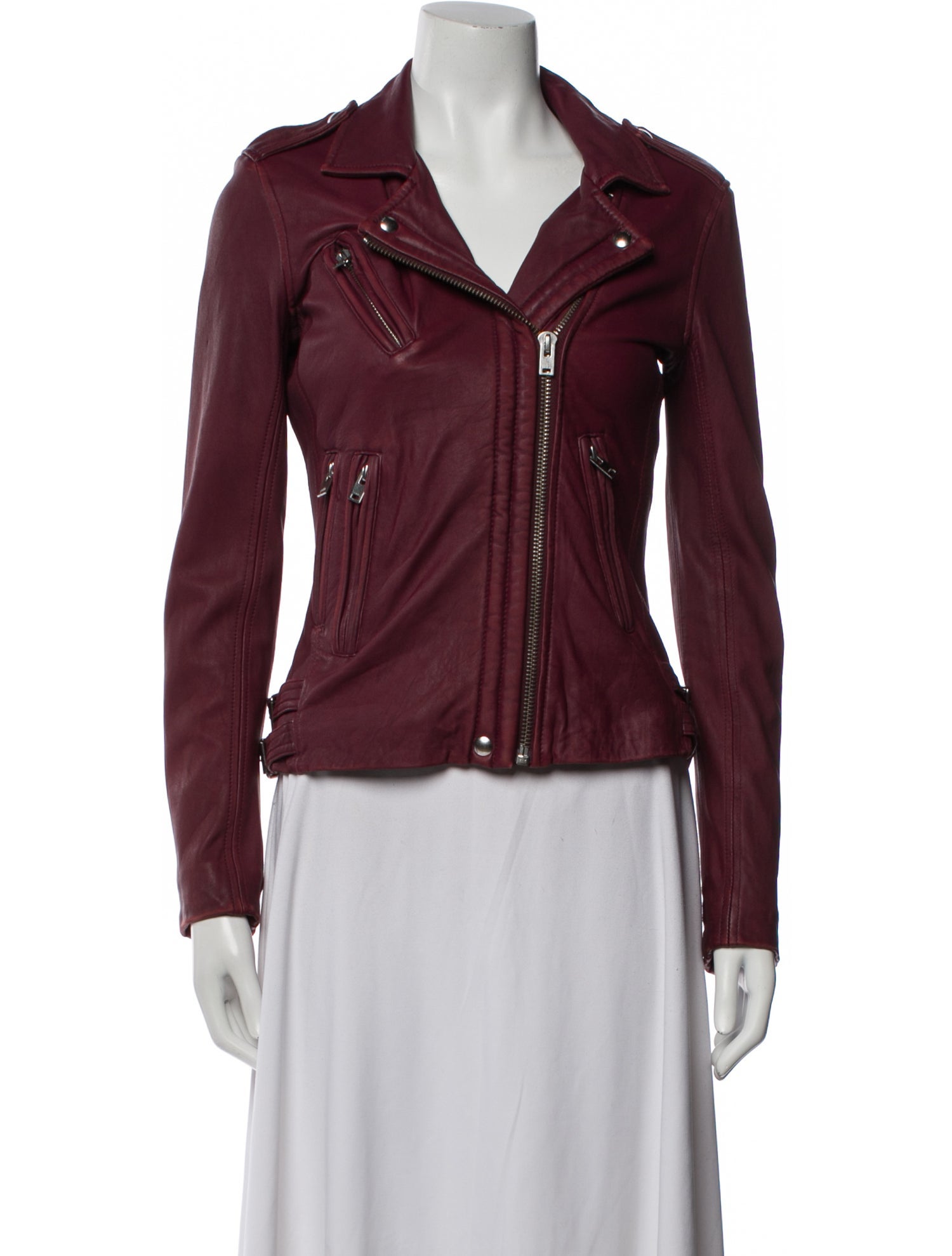 Iro Lamb Leather Biker Jacket