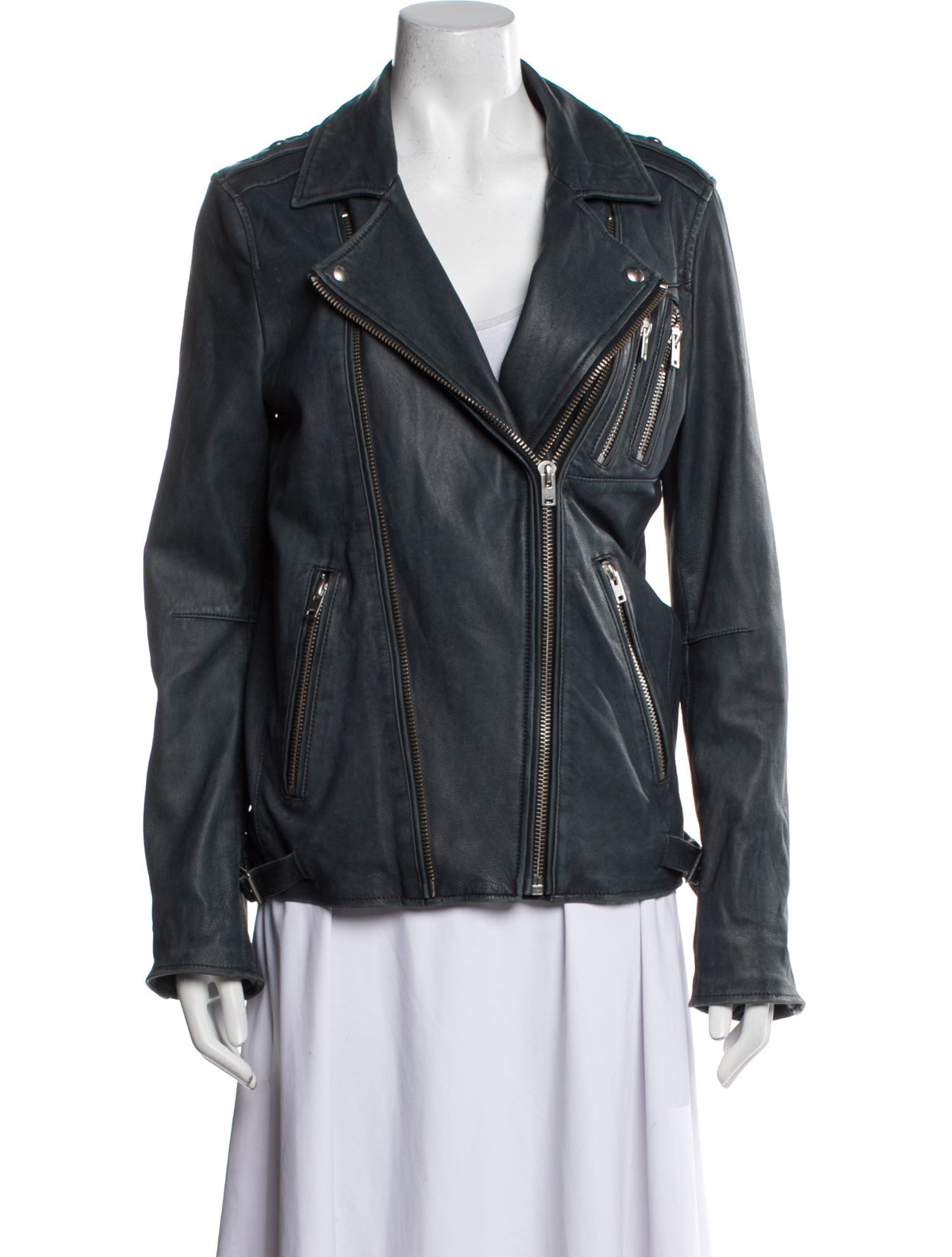 Iro Lamb Leather Biker Jacket