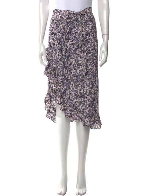 Iro Floral Print Midi Length Skirt