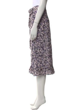 Iro Floral Print Midi Length Skirt