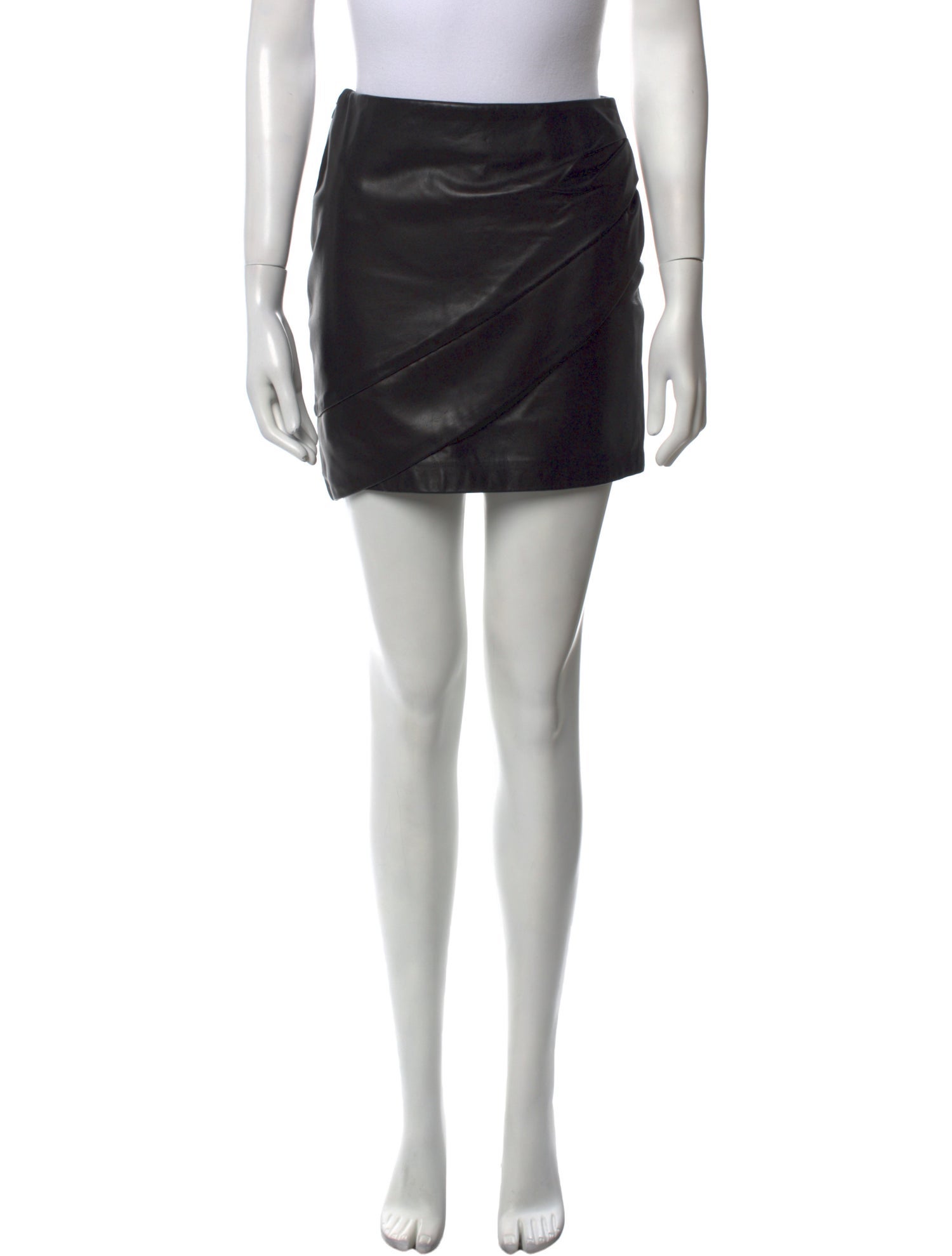 Iro Lamb Leather Mini Skirt