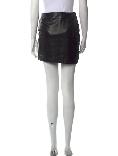 Iro Lamb Leather Mini Skirt
