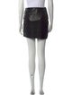 Iro Lamb Leather Mini Skirt