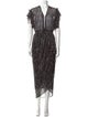Iro Printed Long Dress