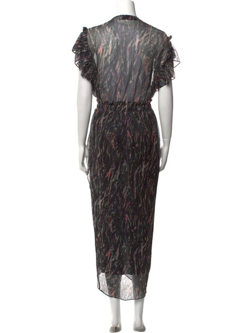 Iro Printed Long Dress