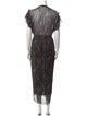 Iro Printed Long Dress