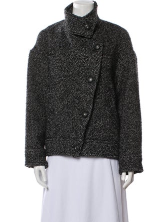 Iro Wool Tweed Pattern Evening Jacket