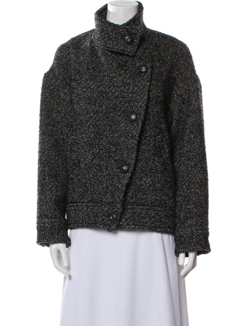 Iro Wool Tweed Pattern Evening Jacket