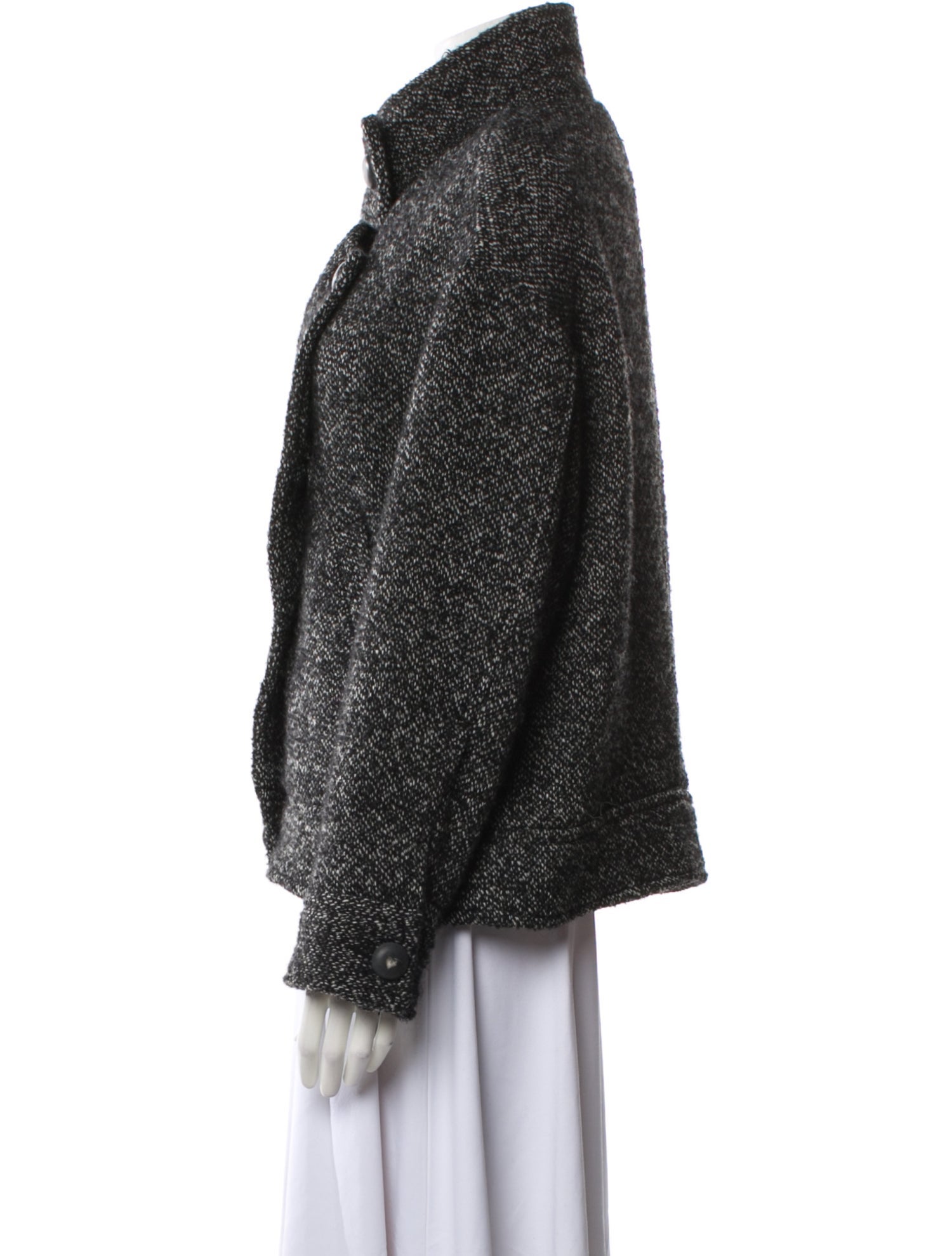 Iro Wool Tweed Pattern Evening Jacket