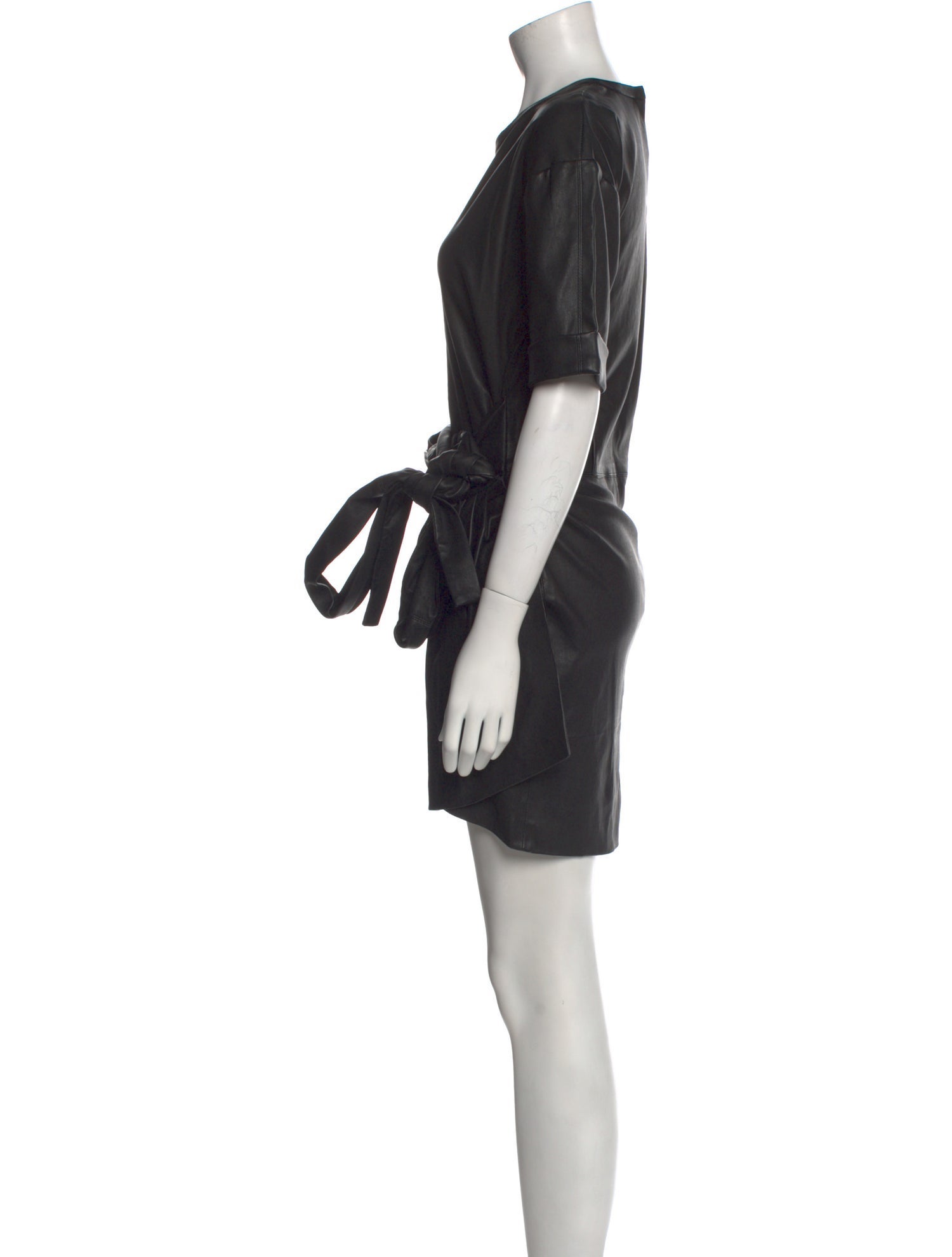 Iro Lamb Leather Mini Dress