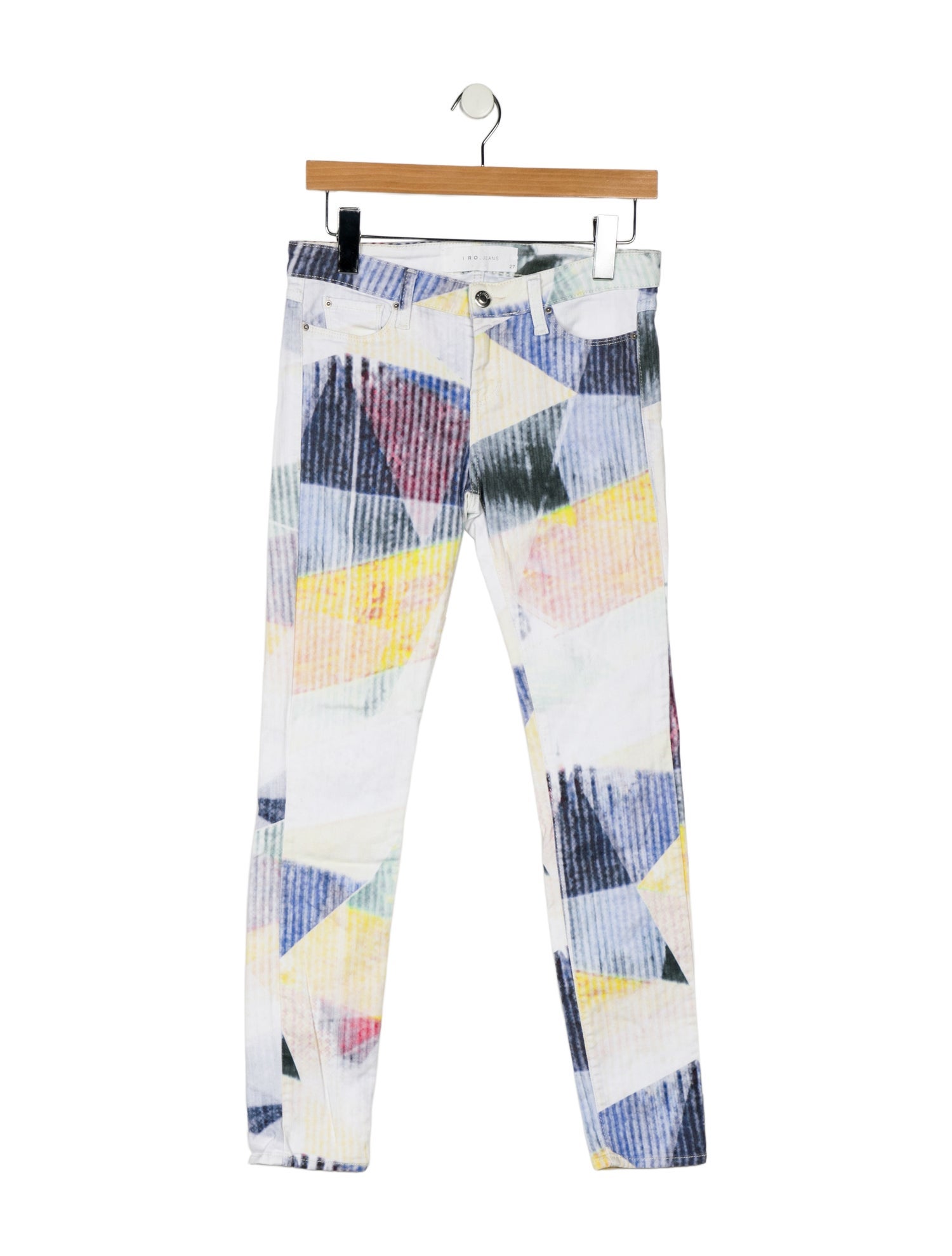 Iro Printed Skinny Leg Pants