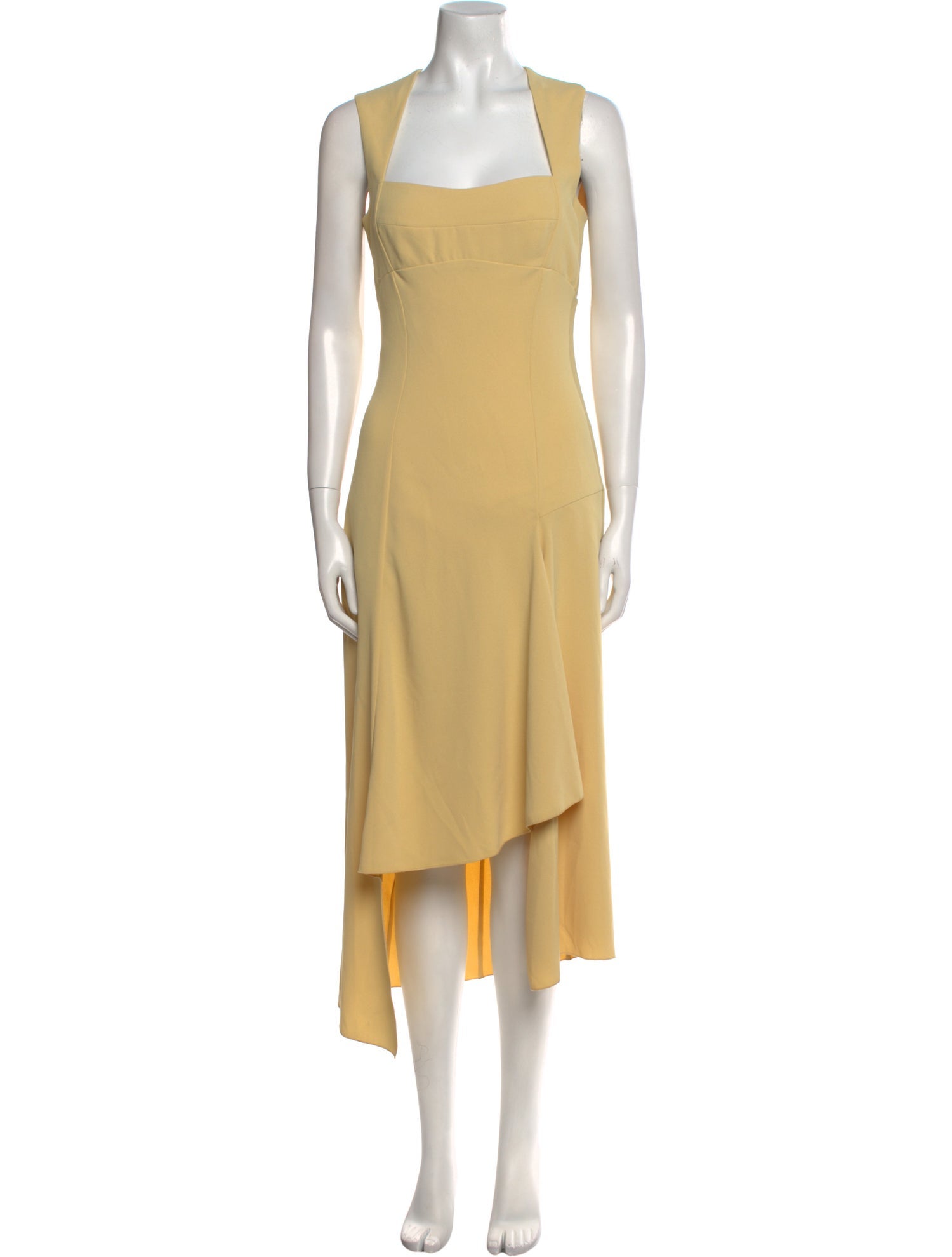 Iro Square Neckline Long Dress