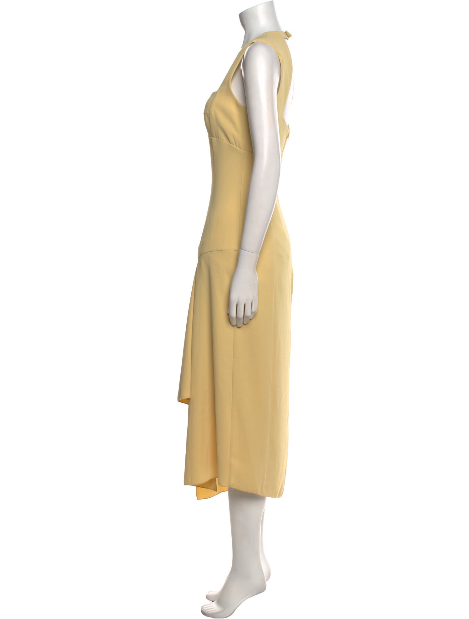 Iro Square Neckline Long Dress