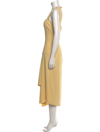 Iro Square Neckline Long Dress