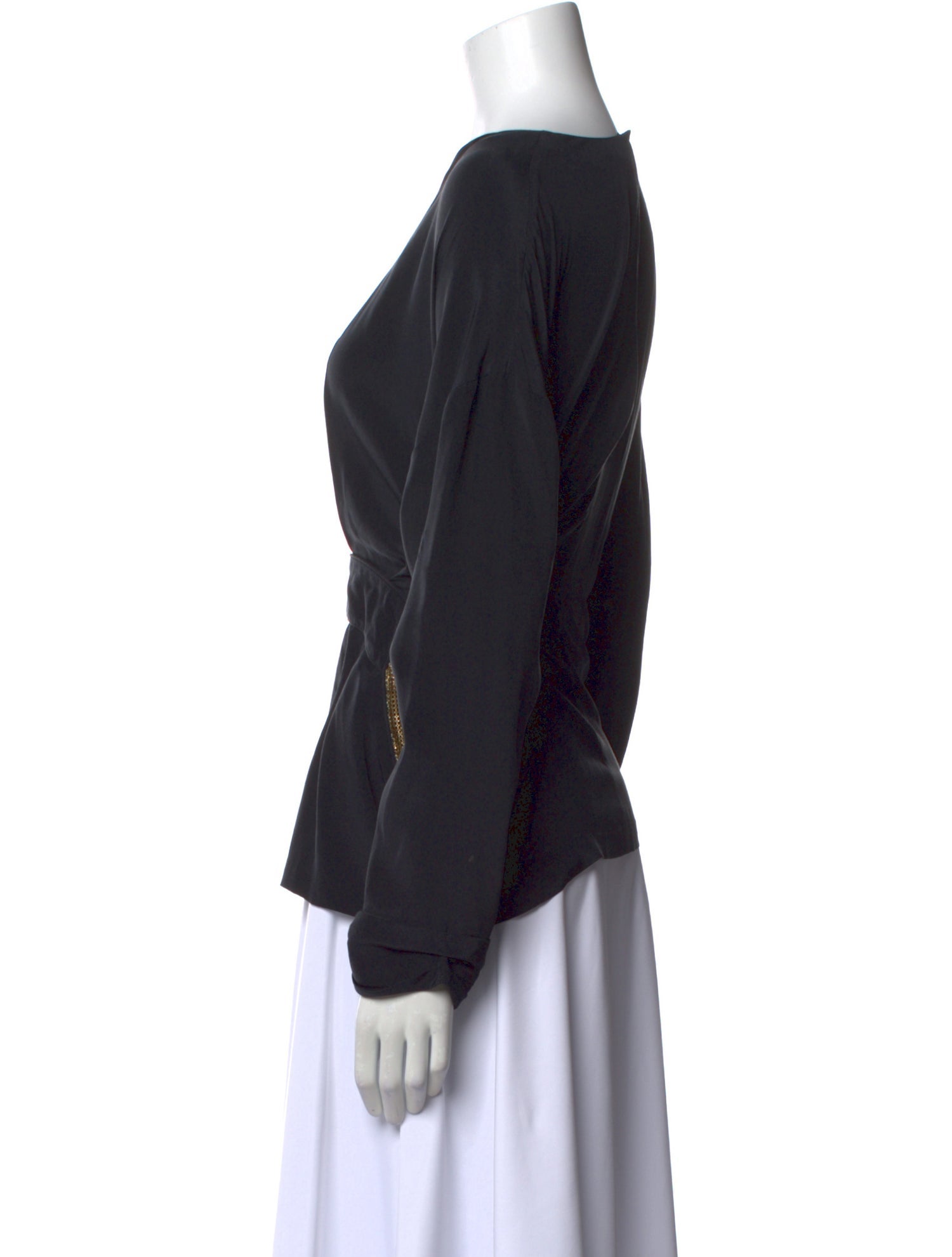 Iro Silk Scoop Neck Top