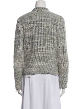 Iro Wool Tweed Pattern Evening Jacket