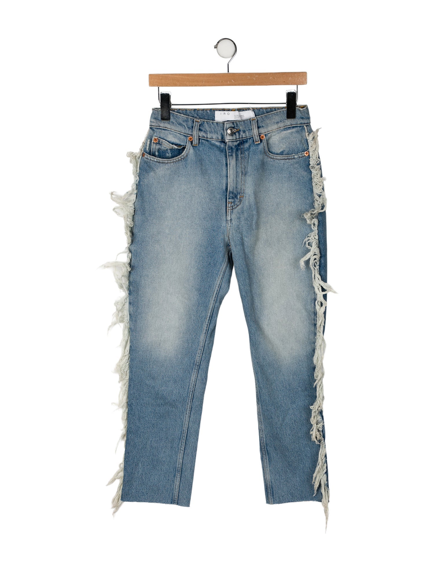 Iro High-Rise Straight Leg Jeans