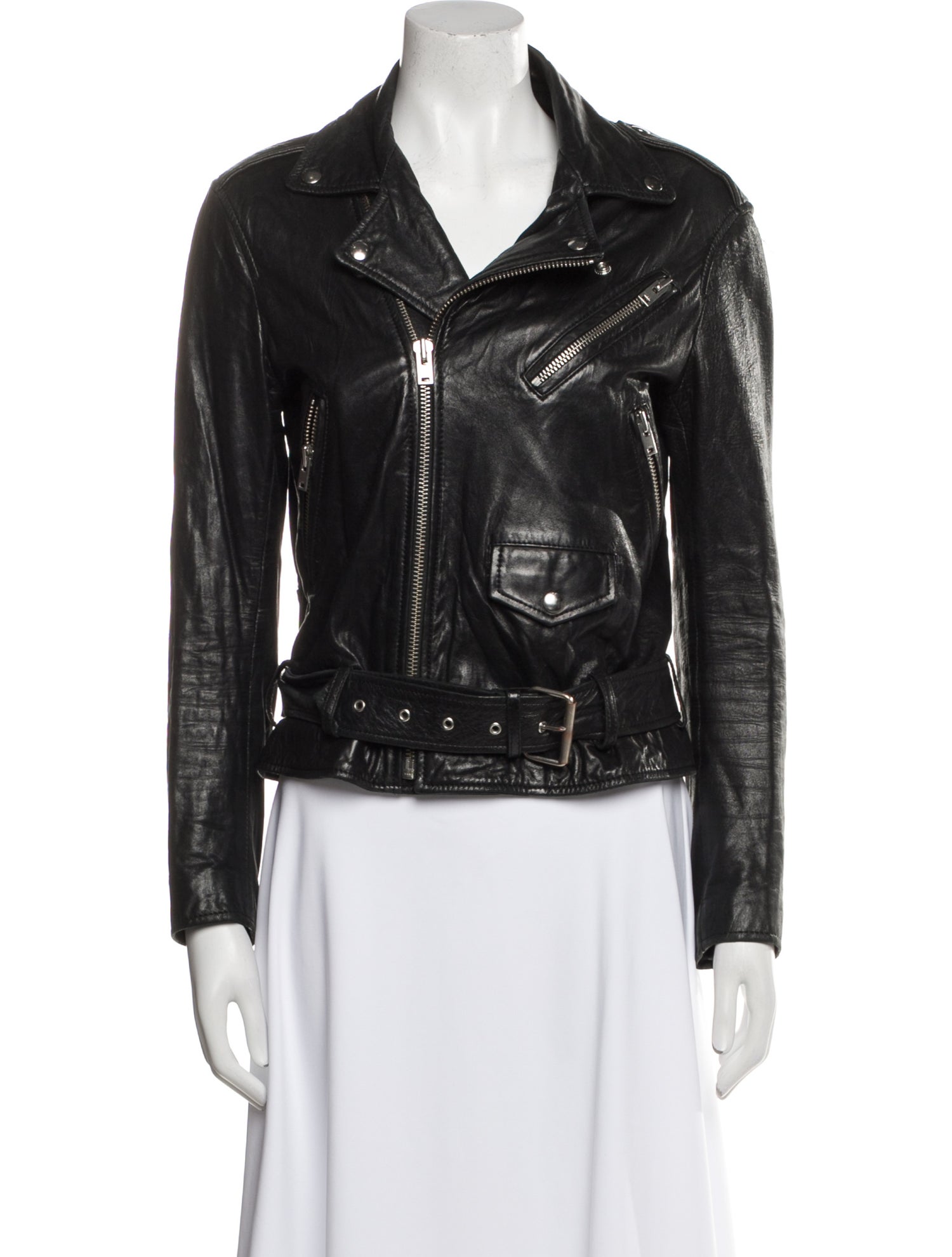 Iro Lamb Leather Biker Jacket